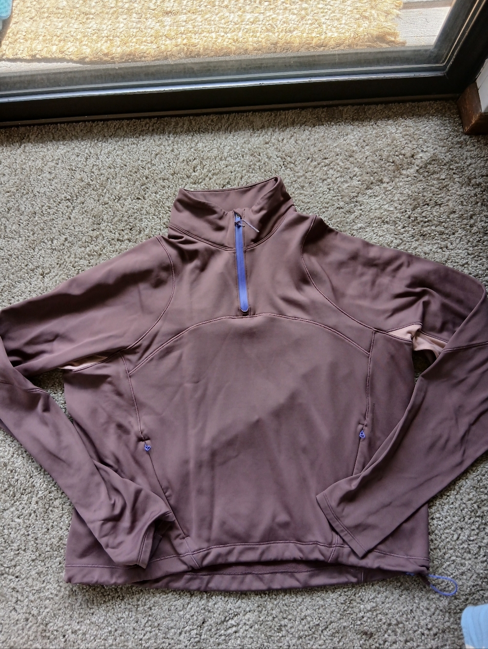 Lululemon Quarter Zip Workout Sweatshirt